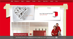 Desktop Screenshot of diemalerwerkstatt.com